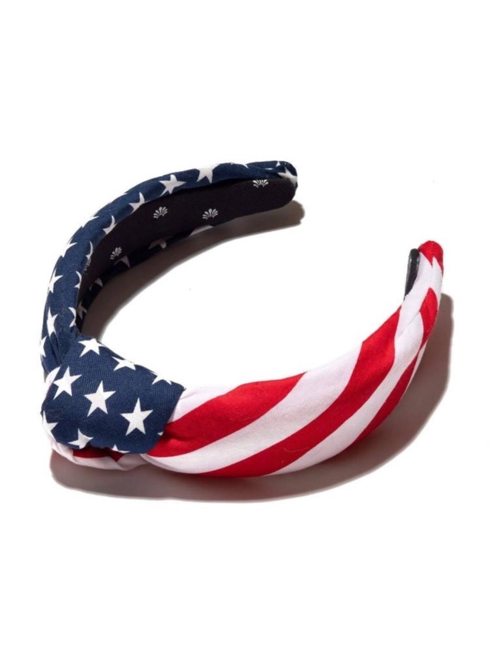 Lele Sadoughi Americana Knotted Headband in Blue/Red One Size USA Flag